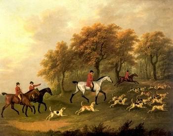 unknow artist Classical hunting fox, Equestrian and Beautiful Horses, 072.